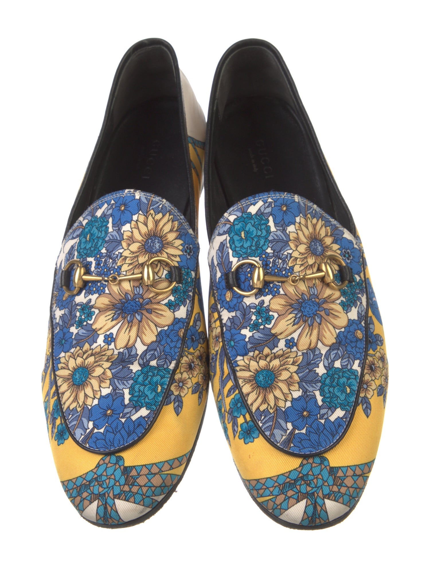 Gucci Canvas Printed Loafers